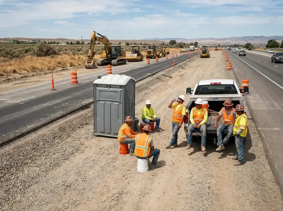 highway-road-construction-crew-007 — frequently asked questions, Porta Potty and Restroom Rentals in Zachary, LA